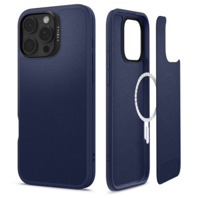 Husa pentru iPhone 16 Pro Max - Spigen Cyrill Kajuk MagSafe - Navy foto