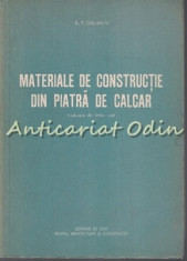 Materiale De Constructie Din Piatra De Calcar - A. M. Orlov -Tiraj: 1090 Exp. foto