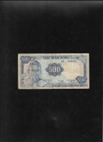 Rar! Vietnamul de Sud South Vietnam 500 dong 1966 seria037002