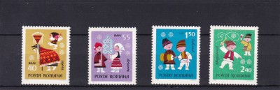 ROMANIA 1969 LP 717 ANUL NOU SERIE MNH foto