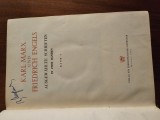 Karl Marx Friedrich Engels &ndash; Opere alese 2 volume, Moscova 1950, germană, rar