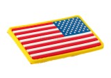 US Flag Rubber Patch Reversed [JTG]