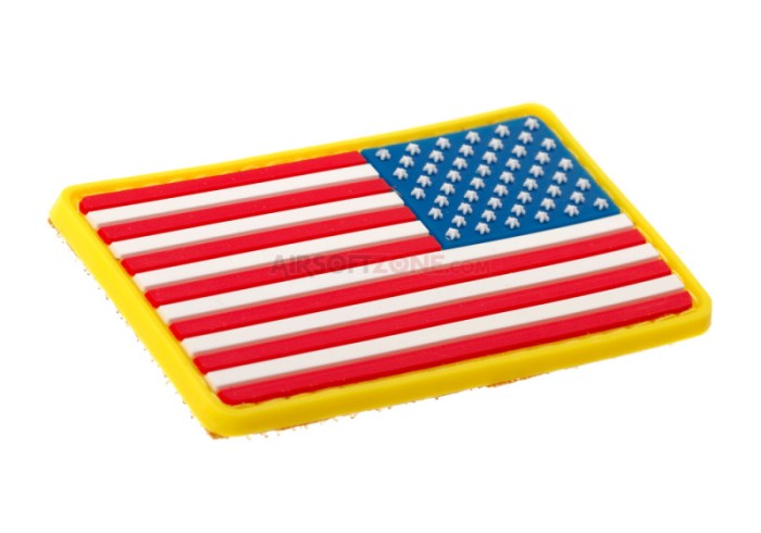 *US Flag Rubber Patch Reversed [JTG]