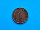 Moneda Germania 1 Pfennig 1912-A, AUNC+++U, Germană, Colecție Numismatică