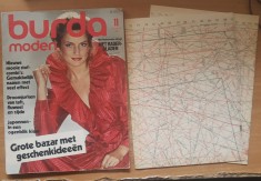 Burda revista de moda ( croitorie) cu tipare Nr 11/ 1981