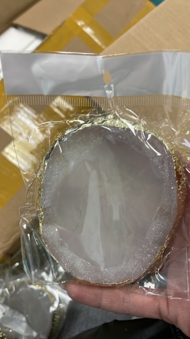 Paletă &icirc;n formă de piatră, transparent