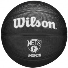 Mingi de baschet Wilson Team Tribute Brooklyn Nets Mini Ball WZ4017604XB negru