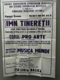 Bnk rev Afis concert Imn tineretii - Ateneul Roman 1985