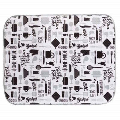 Prosop absorbant textil de bucatarie Pufo Kitchen pentru uscare pahare si vase, 50 cm foto