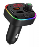 Modulator Fm 12-24V Bluetooth 5.0 cu functie de incarcator auto Fast Charge 3.0 si port Usb C - C13 157879, General