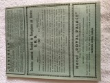 afis original reclama antebelica societati Regalitate Romania .Anii 1930 .Dimensiuni aproximativ format A4