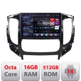 Navigatie Mitsubishi L200 2014-2020 Edotec Kit-1094 8 core QLED 2K 16+512 360 Android Waze USB Navigatie Internet Youtube Radio CarStore Technology