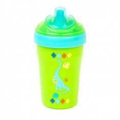 Cana cu pai Toddler Straw Vital Baby, 280 ml, 15 luni+, verde foto