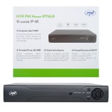 NVR PNI House IP716LR, 16 canale IP 4K, H.265, ONVIF
