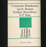 Versuri - Constantin Br&acirc;ndușoiu, Iacob Roman, Emilian Roșculescu - Carte de Poezie