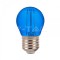 Bec LED G45 E27 2W cu filament lumina albastra V-TAC