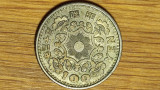 Japonia - moneda de colectie serie rara - 100 yen 1958 argint -spectaculoasa !