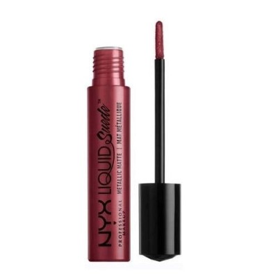 Ruj de buze lichid, NYX, Suede Metallic Matte, 39 Modern Maven foto