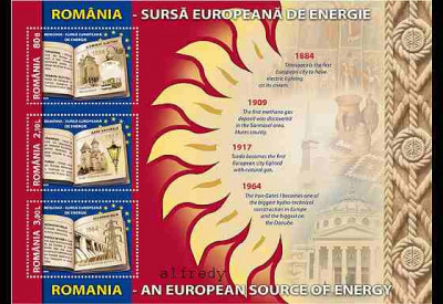 ROMANIA 2009, Energie, Arhitectura, MNH foto