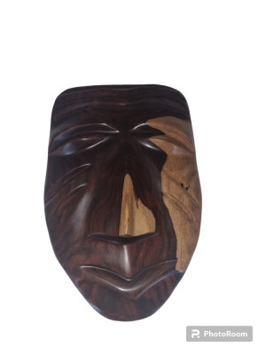 Mască africana de lemn foto