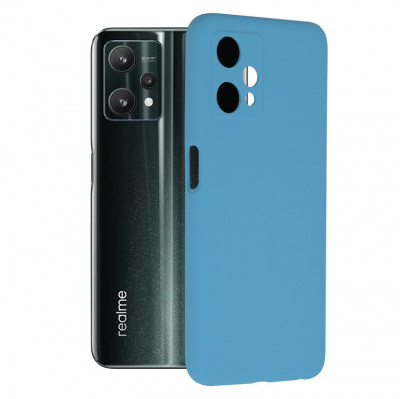 Husa pentru Realme 9 5G / Realme 9 Pro, Techsuit Soft Edge Silicone, Denim Blue foto