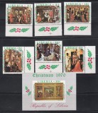 Liberia 1970 - Crăciun - Adorarea Magilor - Picturi gotice, Serie cu Tabsuri + Colita, MNH