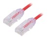 Patch cord PANDUIT TX6-28&trade; U/UTP 6 litat Cu LSZH roşu 1m 28AWG