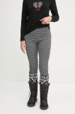 Newland pantaloni de trening Lorelei culoarea negru, modelator, N46598.108