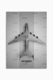 21mxm_aircrafts_041|Frameless Wall Poster, Fighter Jet Top View, Aviation Art, Canvas, 2025 Aviation Collection | A4 (21 x 29.7 cm) - 21mxm_aircrafts_