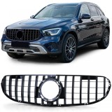 Grila radiator sport neagra lucioasa, potrivita pentru Mercedes GLC X253 C253 fara pachet sport 19-22 Performance AutoTuning