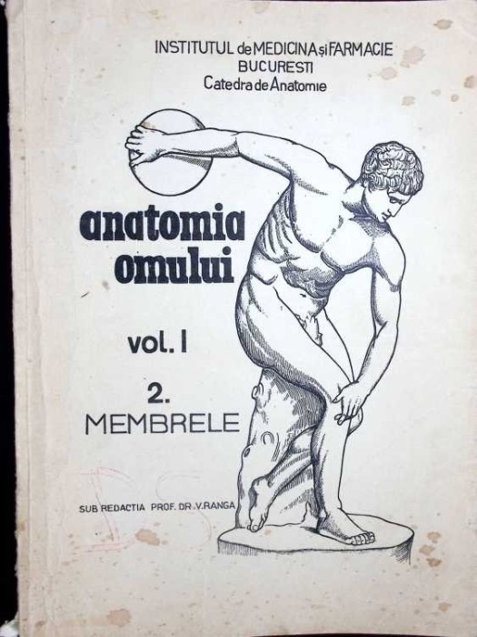 ANATOMIA OMULUI VOL.2 MEMBRELE-V. RANGA, C. ZAHARIA, V. PANAITESCU, A. ISPAS-263947