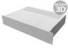 Carcasă standard 19 2U aluminiu 330mm x 422mm
