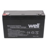 Acumulator plumb acid Well BAT-LEAD-6V10AH-WL, 6V, 10000 mAh