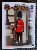 BRITISH GRENADIER QUEEN`S GUARDS - ICM Cod 16001 Scara 1/16 piese 30 DIORAMA MACHETA FIGURINE ASAMBLARE HOBBY WWII SOLDAȚI GERMANI AMERICANI RUȘI, 1:16