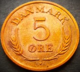 Cumpara ieftin Moneda 5 ORE - DANEMARCA, anul 1964 *cod 3787 = A.UNC, Europa