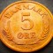 Moneda 5 ORE - DANEMARCA, anul 1964 *cod 3787 = A.UNC