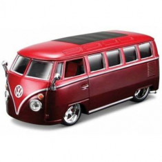 Macheta Masina Volkswagen VAN SAMBA BBURAGO Scara 1:32 Red foto