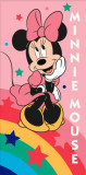Prosop de plaja din bumbac, 140 x 70 cm cu imprimeu Minnie Mouse, Disney
