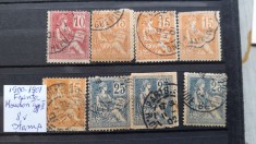 1900-1901 Franta Mouchon tipograf. Tip II -stamp.