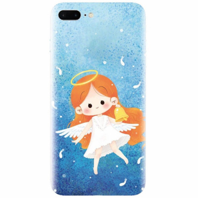 Husa silicon pentru Apple Iphone 7 Plus, Cute Angel foto