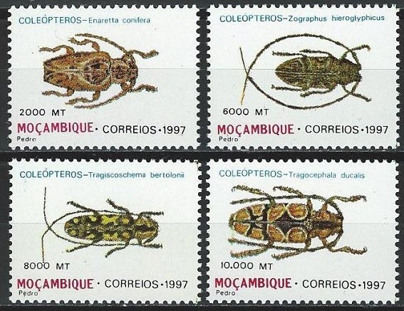 C4562 - Mozambic 1997 - Insecte 4v.neuzat,perfecta stare