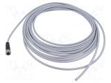 Conector HARTING M12 mufă mamă 5 pini drept cod A DeviceNet CANopen cu cablu 10m PVC