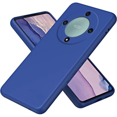 Husa Soft Touch, slim, ALC Mobile, anti soc, compatibila cu Honor Magic 6 Lite, Albastru Tpu foto