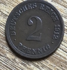 MNDSTR22 Germania 2 pfennig 1912