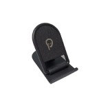 Suport birou pentru smartphone Spacer pliabil negru