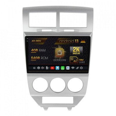 Navigatie Dodge Caliber (2006-2010), Android 13, V-Octacore 4GB RAM + 64GB ROM, 9.5 Inch - AD-BGV9004+AD-BGRKIT293 foto