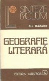 Geografie literara - Orizonturi spirituale in proza romaneasca