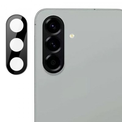 Folie de protectie Camera Spate Techsuit pentru Samsung Galaxy A56 A566, Sticla Securizata, Neagra foto
