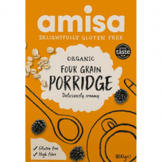 Porridge din 4 cereale fara gluten bio 300g Amisa