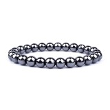 Bratara cu pietre semipretioase Hematit 6mm